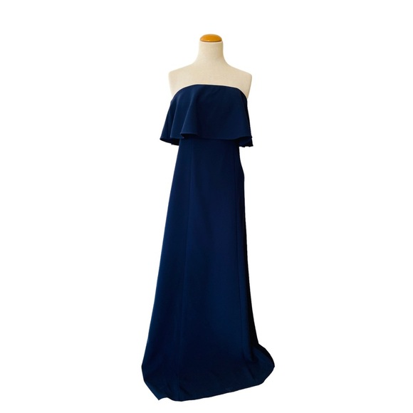 Show Me Your Mumu Strapless Maxi Dress in Blue - Picture 3 of 8